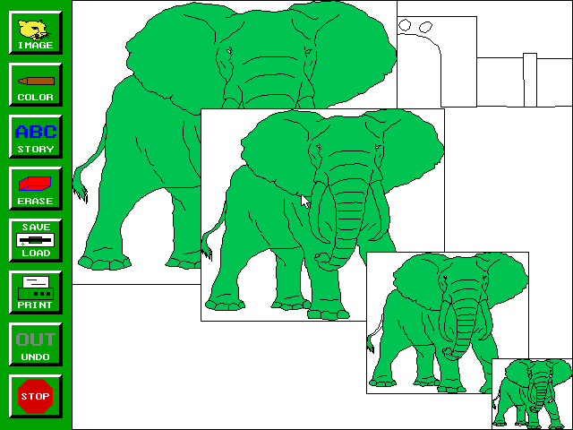 Gameplay of Bert's African Animals