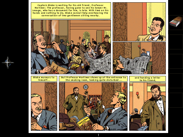 Gameplay of The Interactive Adventures of Blake and Mortimer: The Time Trap