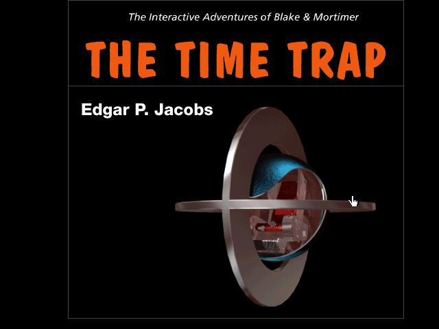 Title screen of The Interactive Adventures of Blake and Mortimer: The Time Trap