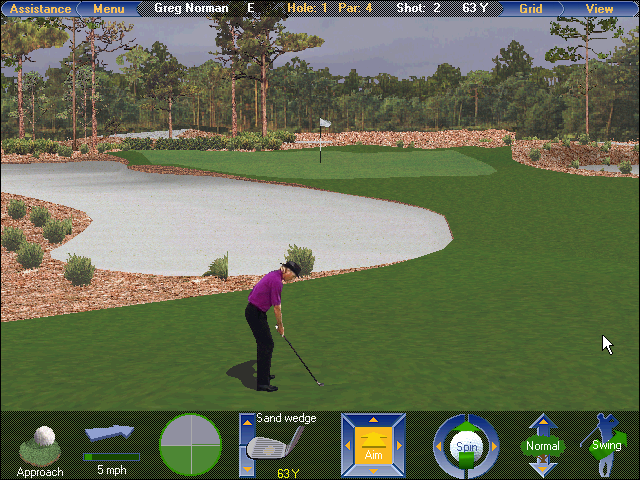 Gameplay of Greg Norman Ultimate Challenge Golf