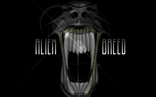 Title screen of Alien Breed