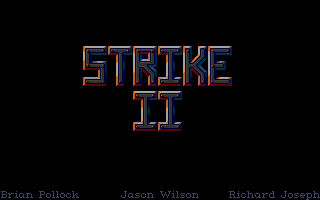 Title screen of Strike II
