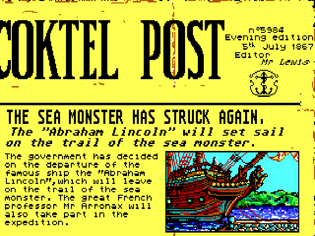 Gameplay of 20,000 Leagues Under the Sea