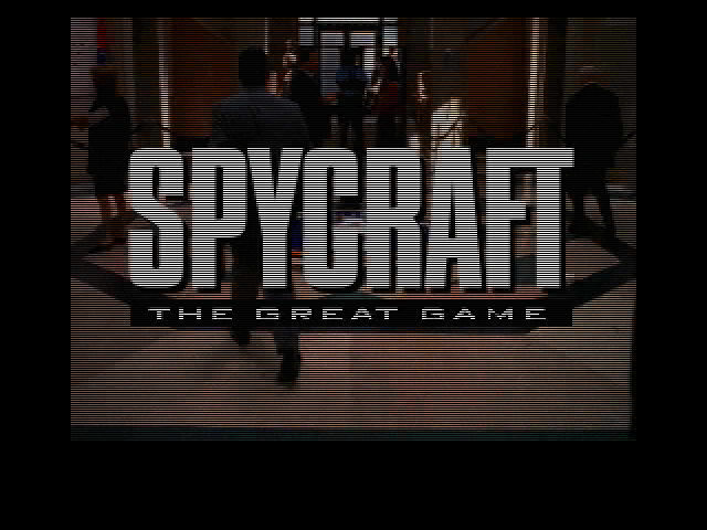 Title screen of Spycraft: The Great Game