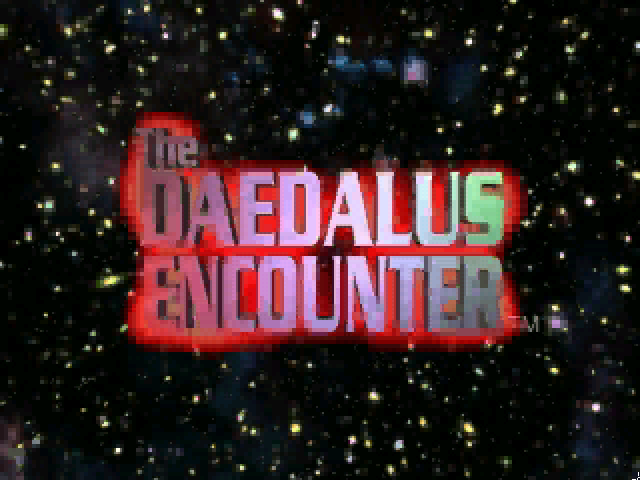 Title screen of The Daedalus Encounter