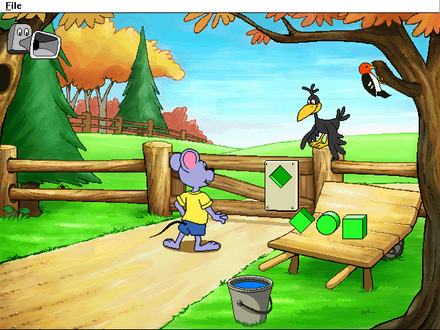 Gameplay of Reader Rabbit's Kindergarten