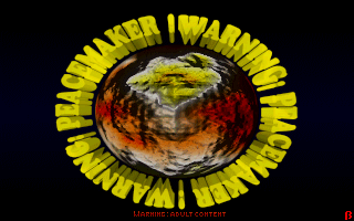 Title screen of PeaceMaker