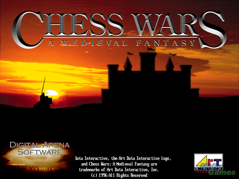 Title screen of Chess Wars: A Medieval Fantasy