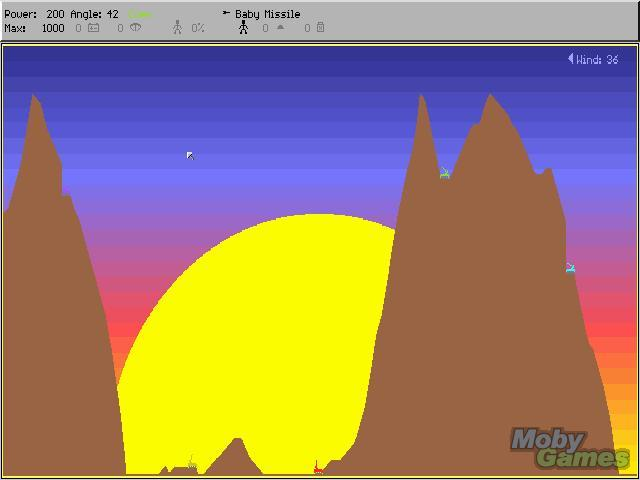 Gameplay of Scorched Earth