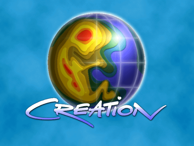 Title screen of Creation