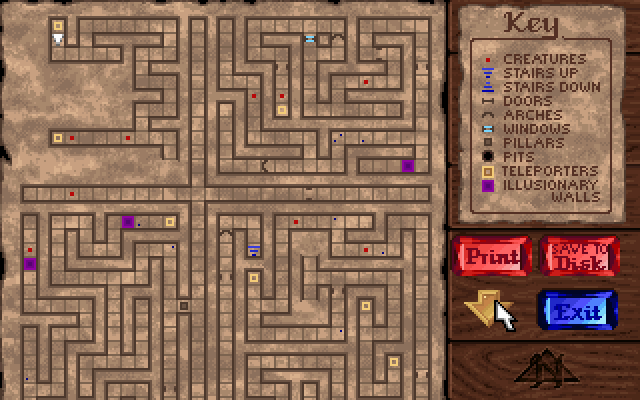 Gameplay of Dungeon Hack