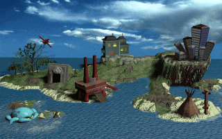 Title screen of Tailchaser