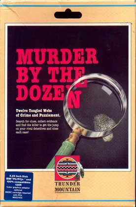 Box front of Mystery Master: Murder by the Dozen, United States