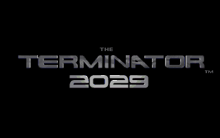 Title screen of The Terminator 2029 - Deluxe CD Edition