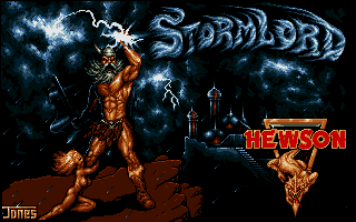 Title screen of Stormlord