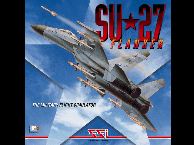 Title screen of Su-27 Flanker