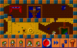 Gameplay of The Lemmings Chronicles