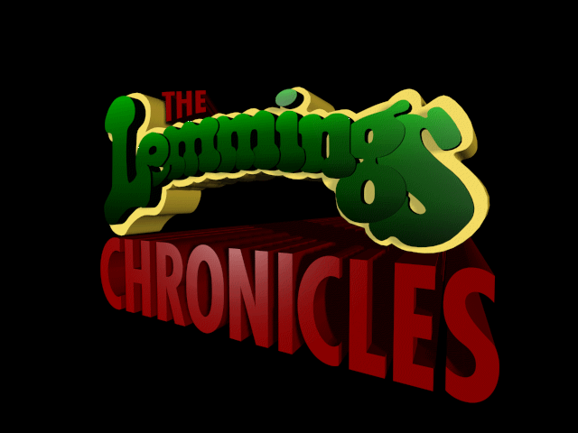 Title screen of The Lemmings Chronicles