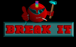 Title screen of Break It