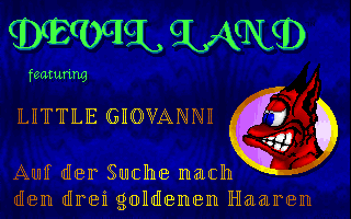 Title screen of Devil Land