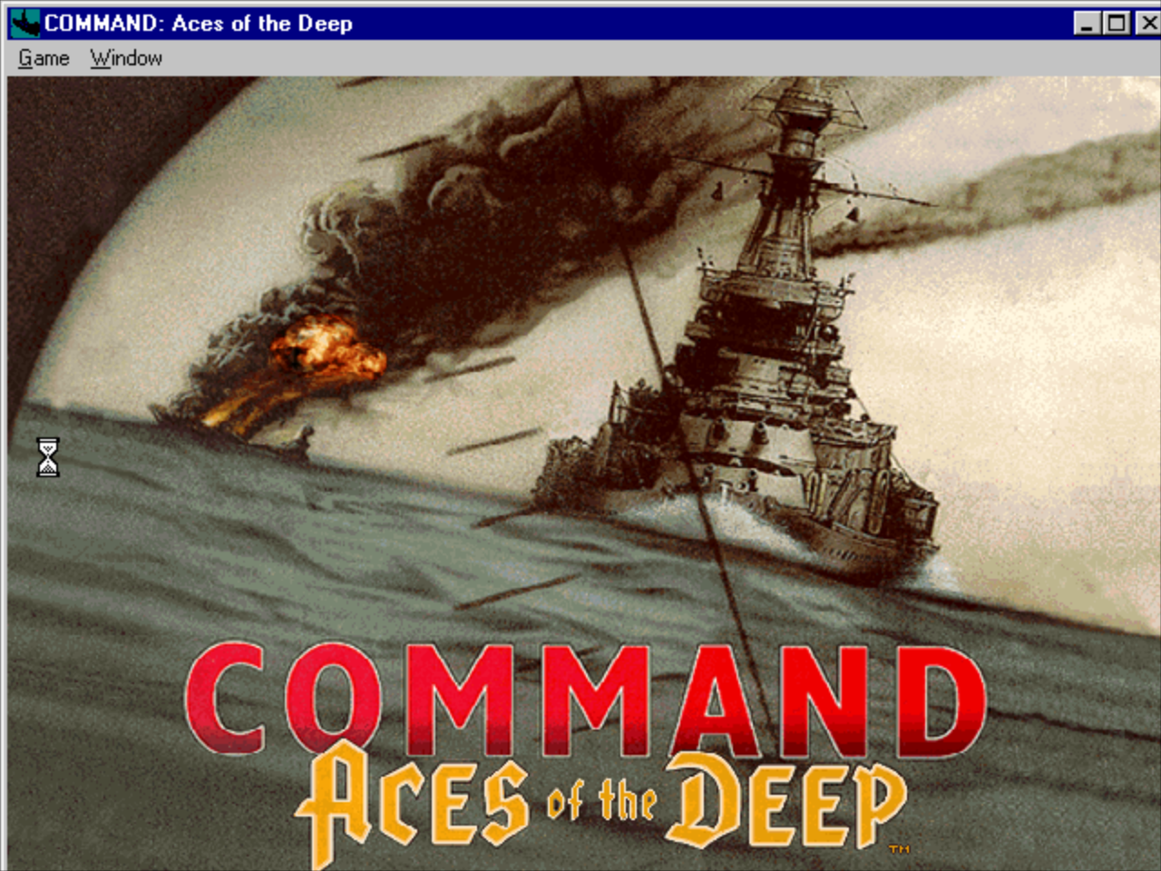 Title screen of Command: Aces of the Deep