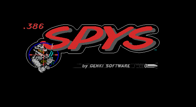 Title screen of .386 Spys