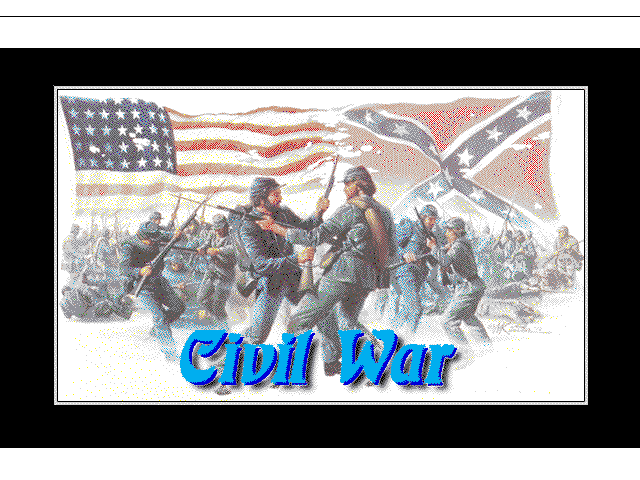 Title screen of Civil War (1993)