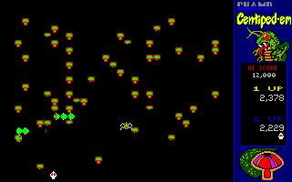 Gameplay of CHAMP Centiped-em