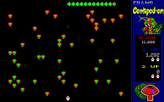 Gameplay of CHAMP Centiped-em