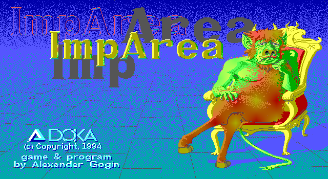 Title screen of ImpArea