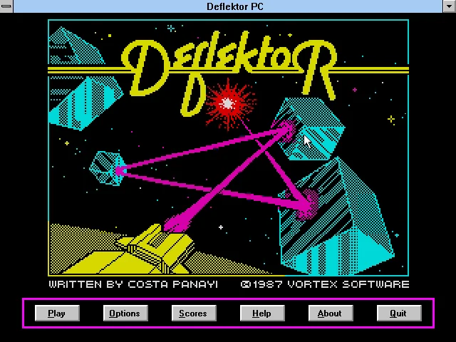 Box front of Deflektor PC