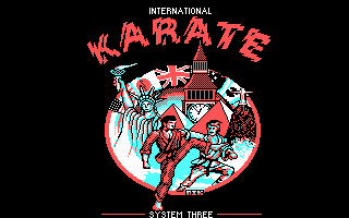 Title screen of World Karate Championship