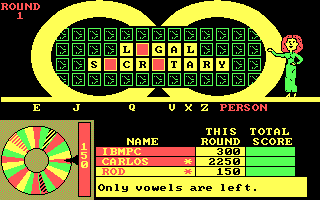 Gameplay of Wheel of Fortune: New Second Edition