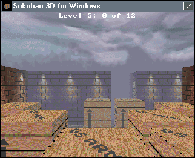 Gameplay of Sokoban 3D