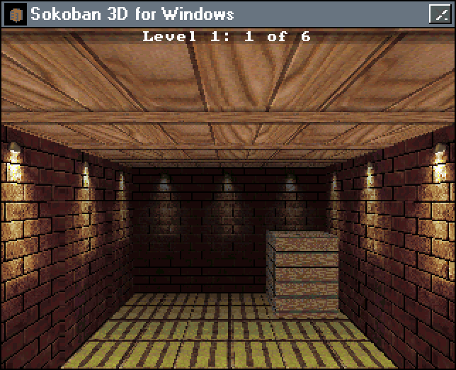 Gameplay of Sokoban 3D