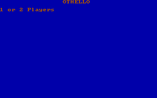 Title screen of Othello (1982)