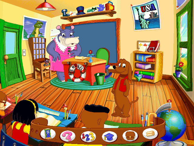 Gameplay of JumpStart 1st Grade