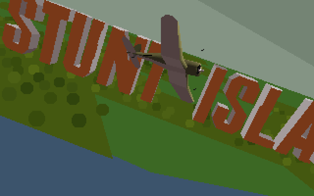 Title screen of Stunt Island