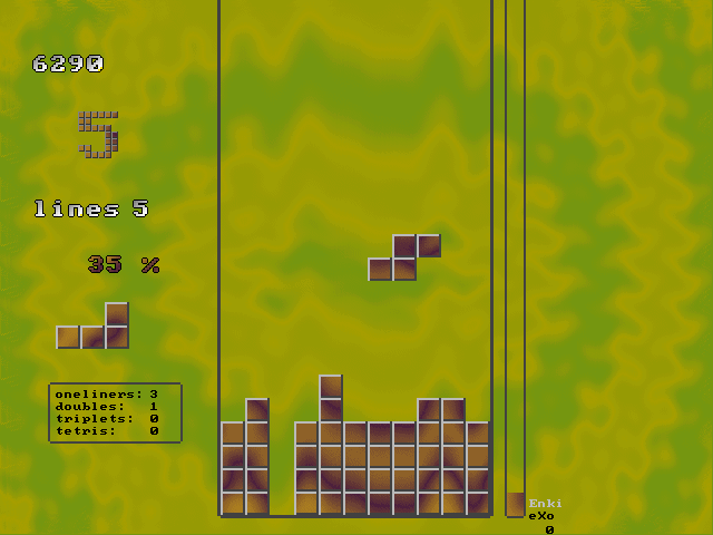 Gameplay of Tomtris