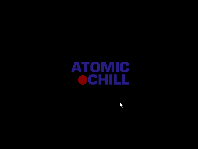 Title screen of Atomic Chill