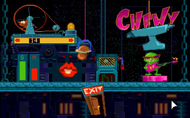 Title screen of Chewy: Esc from F5
