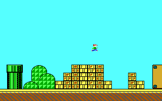 Gameplay of Dangerous Dave in Copyright Infringement