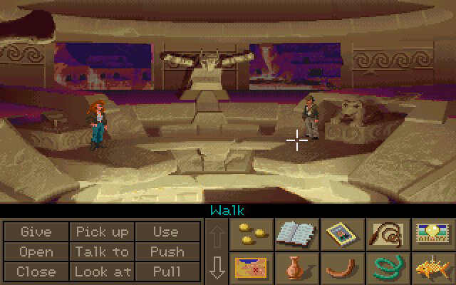 Gameplay of Indiana Jones and the Fate of Atlantis