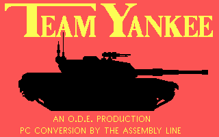 Title screen of Team Yankee