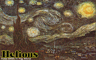 Title screen of Helious