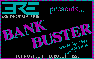 Title screen of Bank Buster