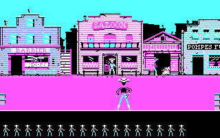 Gameplay of Lucky Luke (1987)