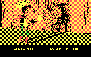 Title screen of Lucky Luke (1987)
