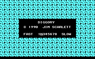 Title screen of Diggory
