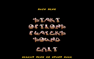 Title screen of SpeedRage